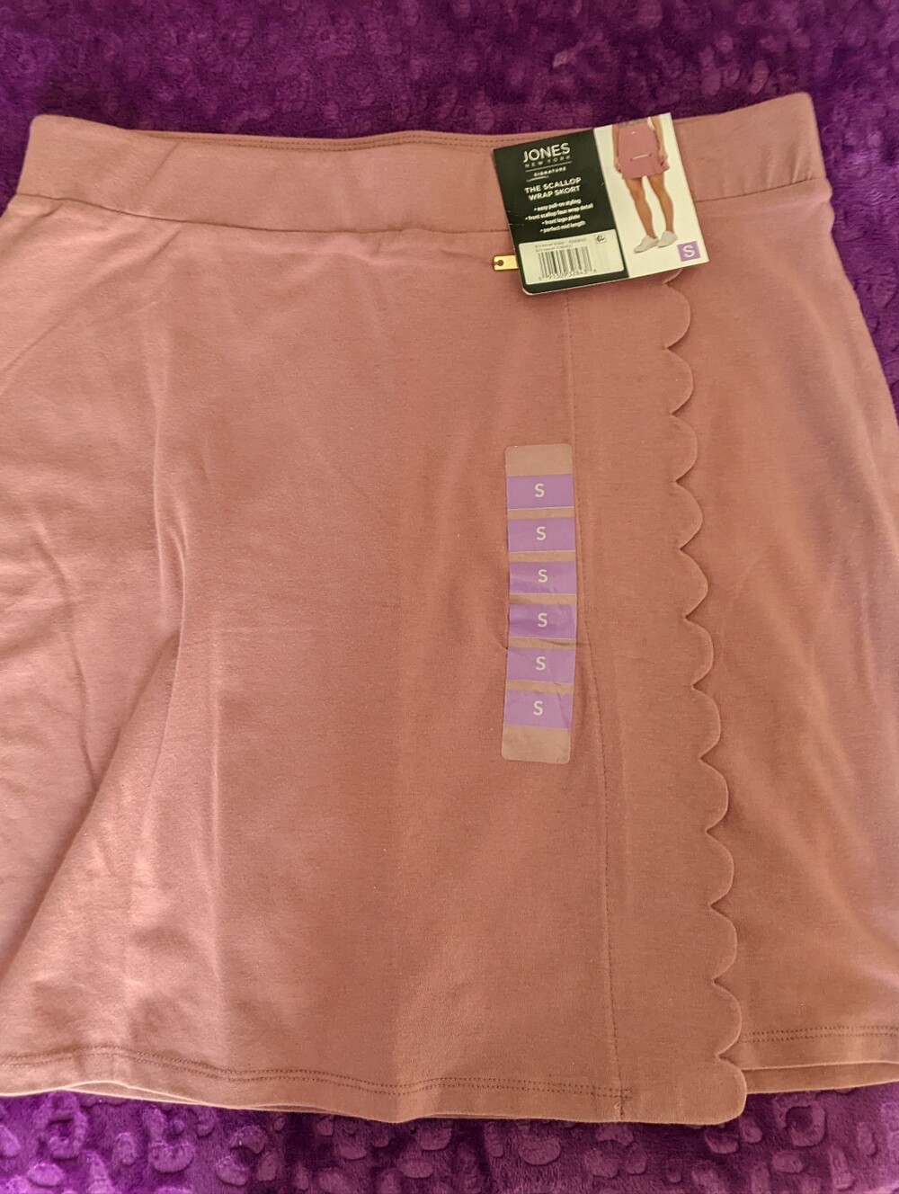 Ladies Scalloped Wrap skort